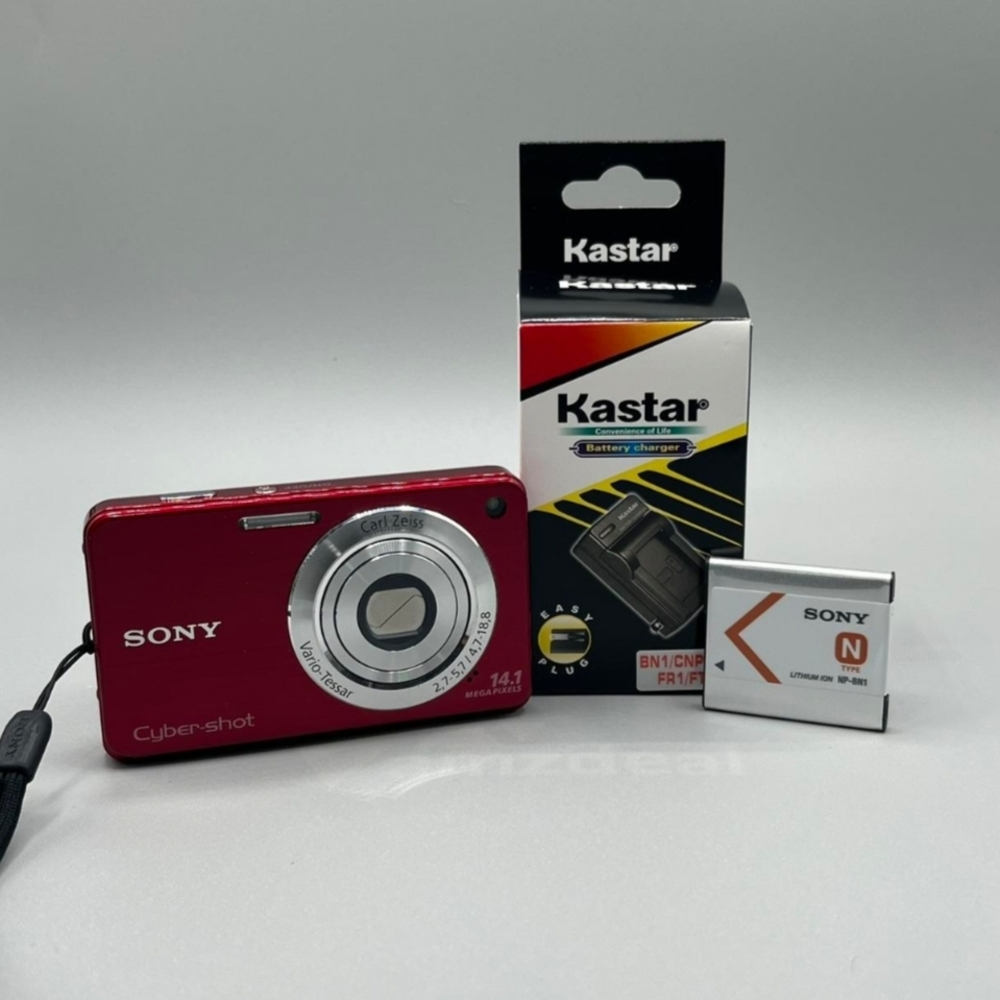 Sony Red Digital Camera with Accessories